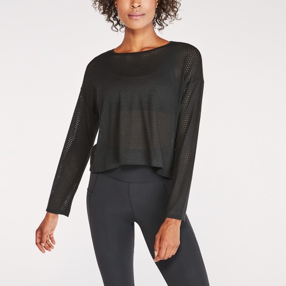 nwt beyond yoga  mesh me up pullover m - Picture 6 of 15